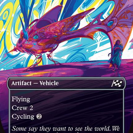 Skybox Ferry (Borderless) [Aetherdrift] Foil
