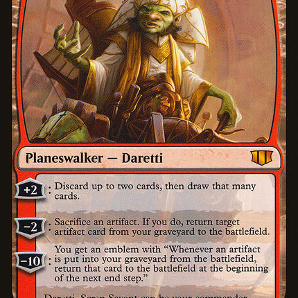 Daretti, Scrap Savant [Commander 2014]
