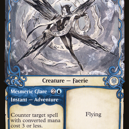 Hypnotic Sprite // Mesmeric Glare (Showcase) [Throne of Eldraine]