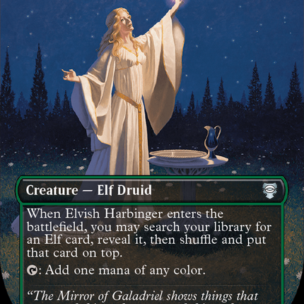 Elvish Harbinger (Borderless) [Tales of Middle-earth Commander]