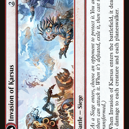Invasion of Karsus // Refraction Elemental [March of the Machine Promos] Prerelease Foil
