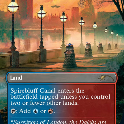 Spirebluff Canal (Borderless) [Secret Lair Drop]