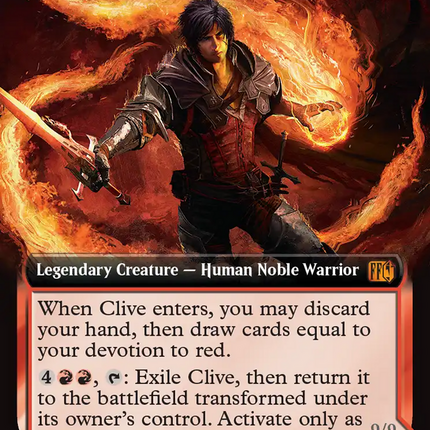 Clive, Ifrit's Dominant (Extended Art) (Extended Art) [FINAL FANTASY] Foil