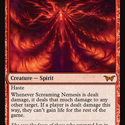 Screaming Nemesis [Duskmourn: House of Horror] Foil