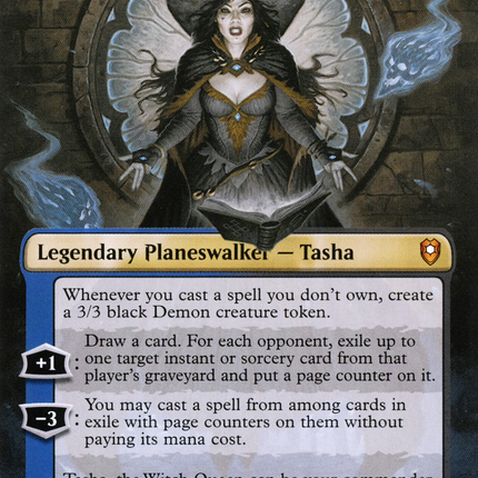 Tasha, the Witch Queen (Borderless) [Commander Legends: Battle for Baldur's Gate]