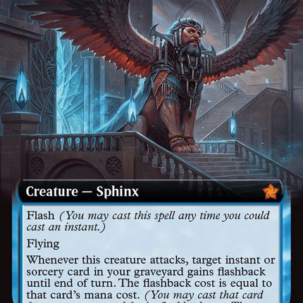 Sphinx of Forgotten Lore (Extended Art) [Foundations] Foil