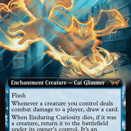 Enduring Curiosity (Extended Art) [Duskmourn: House of Horror] Foil