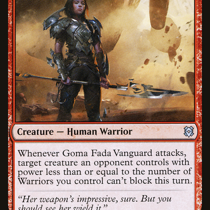 Goma Fada Vanguard [Zendikar Rising]