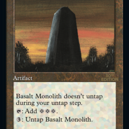 Basalt Monolith (Retro) [30th Anniversary Edition]