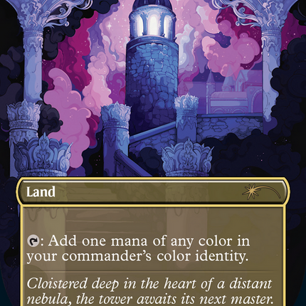Command Tower (Borderless) [Secret Lair Drop] Galaxy