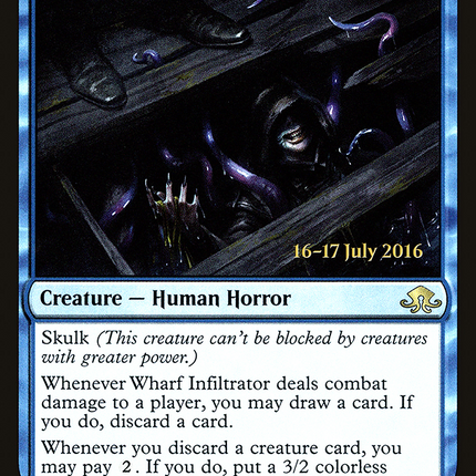 Wharf Infiltrator [Eldritch Moon Promos] Prerelease Foil