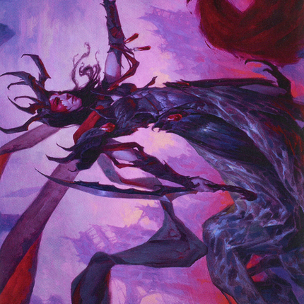 Drana, the Last Bloodchief // Drana, the Last Bloodchief (Borderless) [Zendikar Rising Art Series]