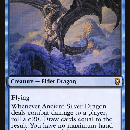 Ancient Silver Dragon [Commander Legends: Battle for Baldur's Gate]