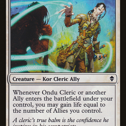 Ondu Cleric [Zendikar]