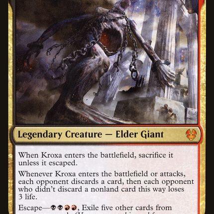 Kroxa, Titan of Death's Hunger [Theros Beyond Death]