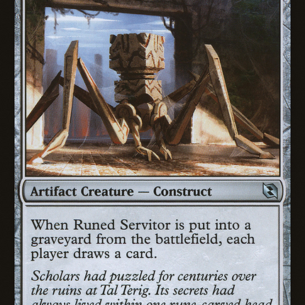 Runed Servitor [Duel Decks: Elspeth vs. Tezzeret]