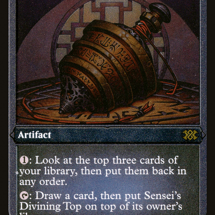 Sensei's Divining Top [Double Masters 2022] Etched Foil