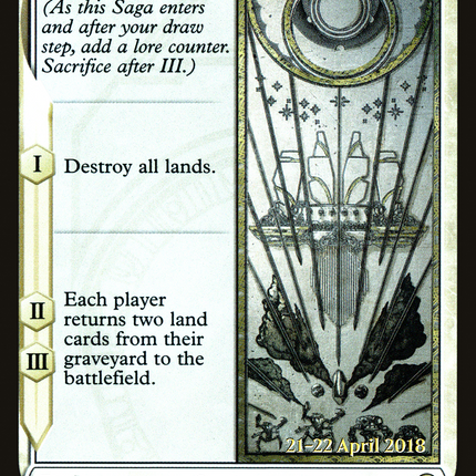 Fall of the Thran [Dominaria Promos] Prerelease Foil