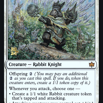 Warren Warleader [Bloomburrow Promos] Prerelease Foil