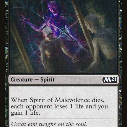 Spirit of Malevolence [Core Set 2021]