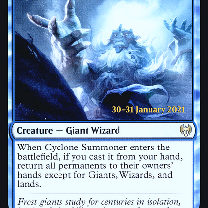 Cyclone Summoner [Kaldheim Promos] Prerelease Foil