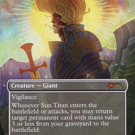 Sun Titan (Borderless) [Secret Lair 30th Anniversary Countdown Kit]