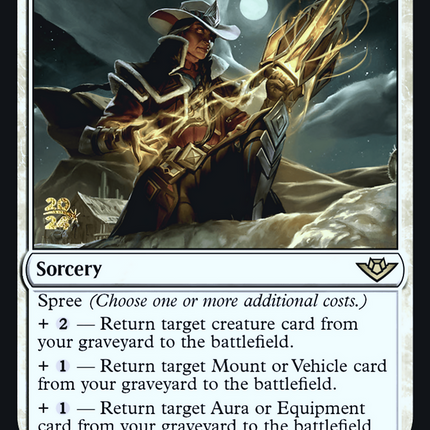 One Last Job [Outlaws of Thunder Junction Promos] Prerelease Foil