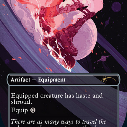 Lightning Greaves (Borderless) [Secret Lair Drop] Galaxy