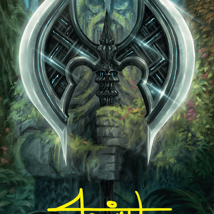 Leyline Axe // Leyline Axe (Borderless) [Foundations Art Series]