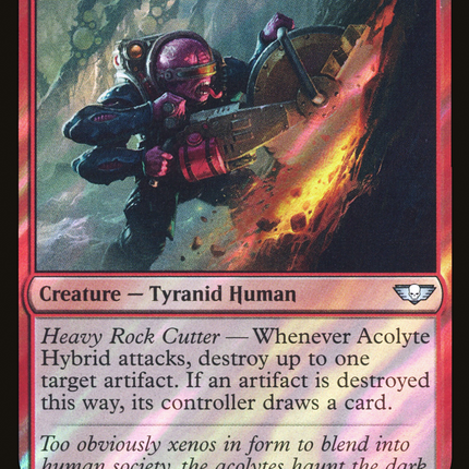 Acolyte Hybrid [Warhammer 40,000 Commander] Surge Foil