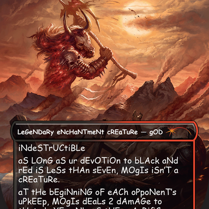 Mogis, God of Slaughter (Borderless) [Secret Lair Drop]