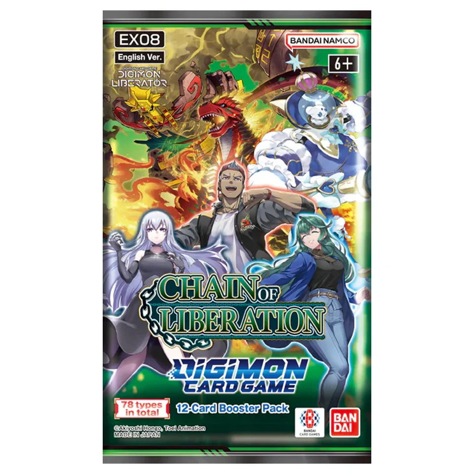 chain of liberation digimon card list Digimon Card Game
