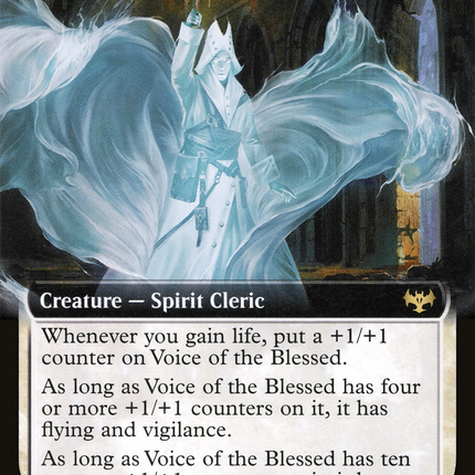 Voice of the Blessed (Extended Art) [Innistrad: Crimson Vow]