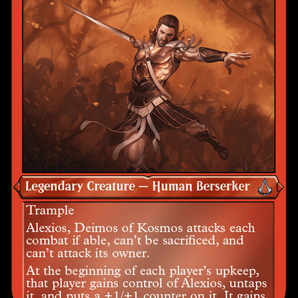Alexios, Deimos of Kosmos [Assassin's Creed] Etched Foil