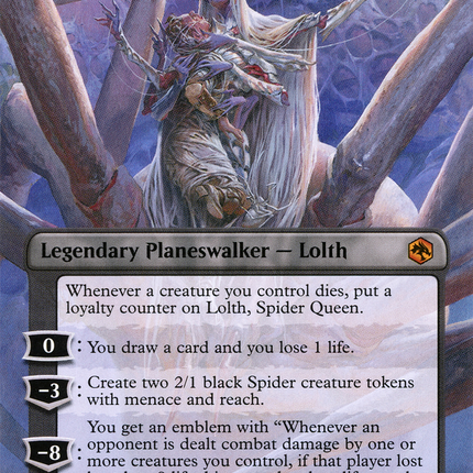 Lolth, Spider Queen (Borderless) [Adventures in the Forgotten Realms]