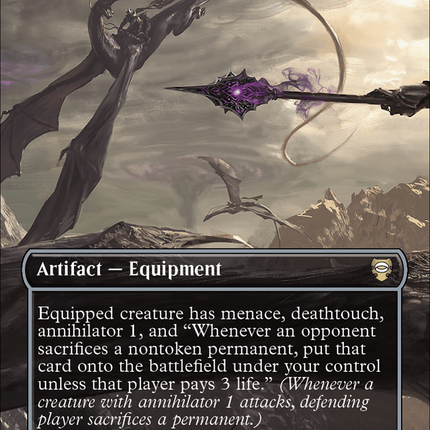 Nazgûl Battle-Mace (Borderless) [Tales of Middle-earth Commander] Surge Foil