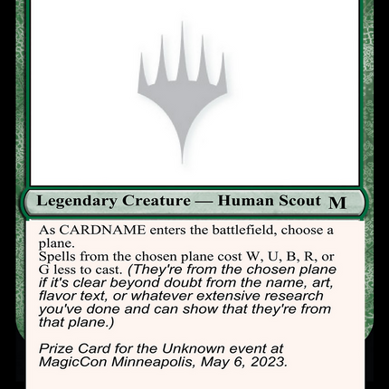 Minnea, Planar Tourist [Unknown Event]