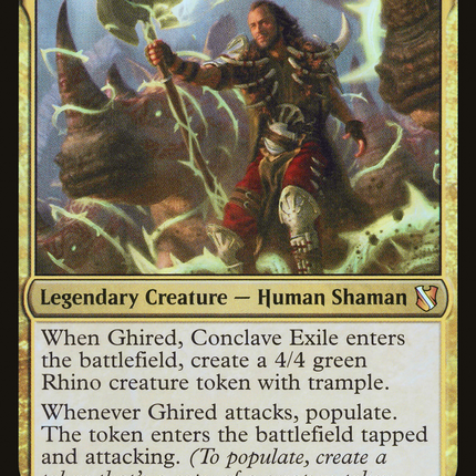 Ghired, Conclave Exile [Commander 2019] Foil
