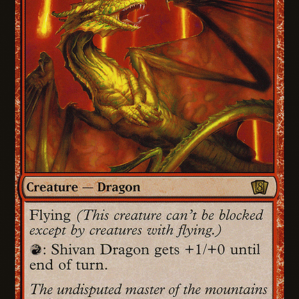 Shivan Dragon [Eighth Edition]
