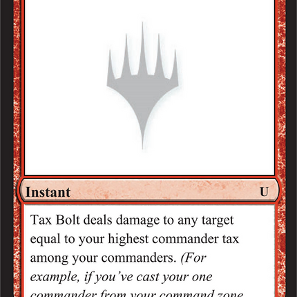 Tax Bolt [Unknown Event]