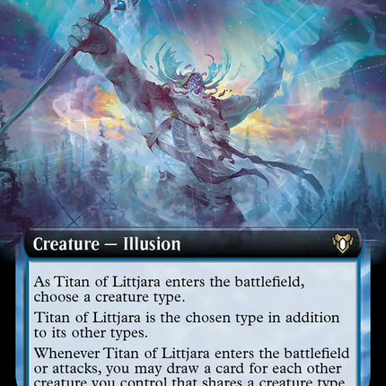 Titan of Littjara (Extended Art) [Commander Masters]