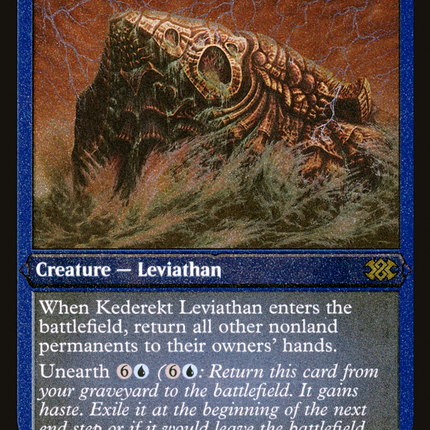 Kederekt Leviathan [Double Masters 2022] Etched Foil