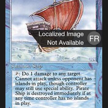 Pirate Ship - Navire pirate  [Foreign Black Border]