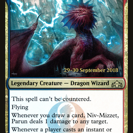 Niv-Mizzet, Parun [Guilds of Ravnica Promos] Prerelease Foil