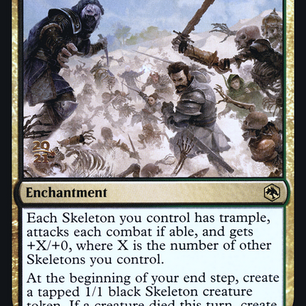 Skeletal Swarming [Adventures in the Forgotten Realms Promos] Prerelease Foil