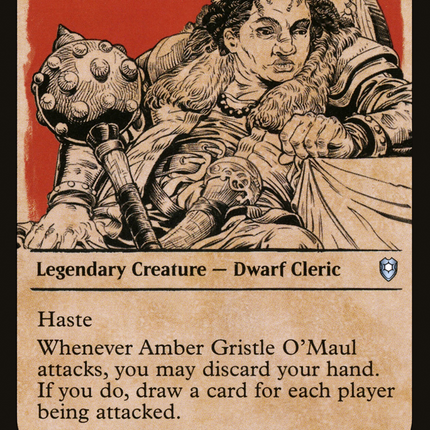 Amber Gristle O'Maul (Showcase) [Commander Legends: Battle for Baldur's Gate]