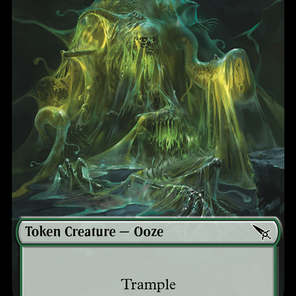 Ooze // A Mysterious Creature Double-Sided Token [Murders at Karlov Manor Tokens]