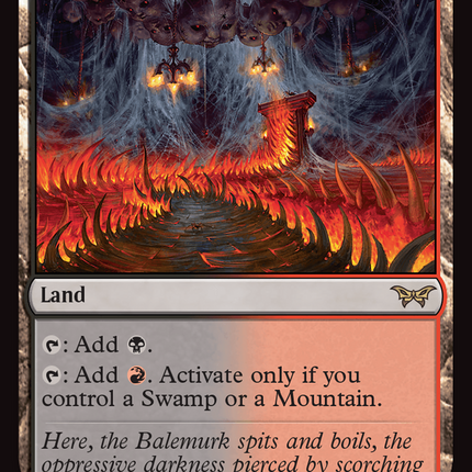 Blazemire Verge [Duskmourn: House of Horror] Foil