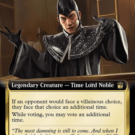 The Valeyard (Extended Art) [Doctor Who] Surge Foil