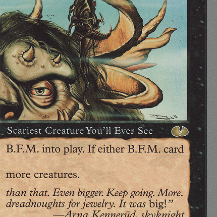 B.F.M. (Big Furry Monster) [Unglued]